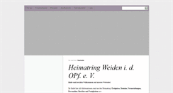 Desktop Screenshot of heimatring.de