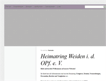 Tablet Screenshot of heimatring.de